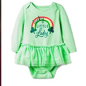 St Patrick’s Day Lucky Little Lady Set NEWBORN